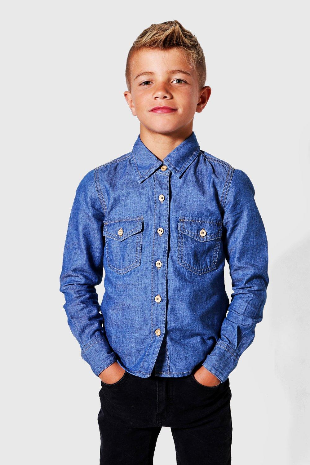 Denim 2024 shirt boys